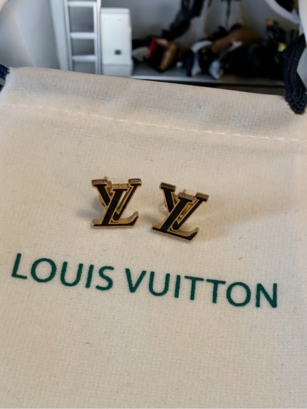 Louis Vuitton Gold and Black
Earrings